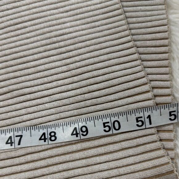 By Anthropologie Striped Cream Knit Dress Size M - Picture 10 of 10